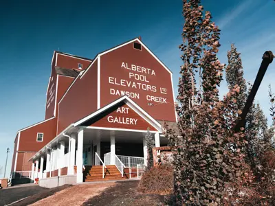 photo of an old grain silo transformed into an art gallery